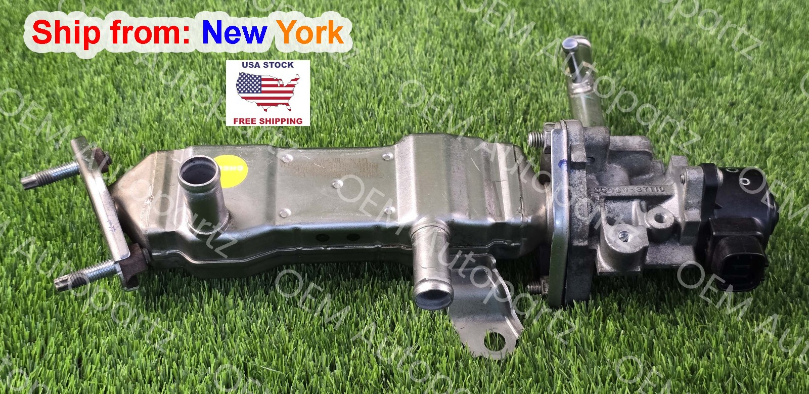 Toyota Prius 11-17 Genuine 25601-37010 EGR Pipe with Valve 25620-37110 : Prius V