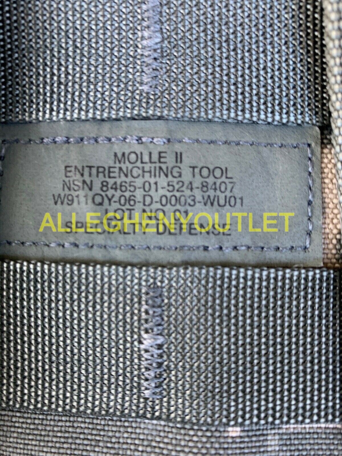 US Military Molle II ACU ENTRENCHING E TOOL CARRIER Shovel Case Cover Pouch VGC