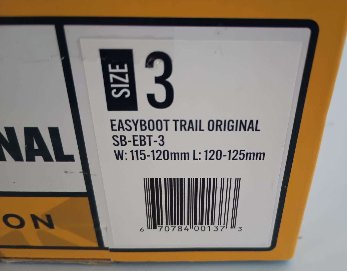 EasyCare Protective Hoofwear Easyboot Trail Original Recreation Horse Boot Size3