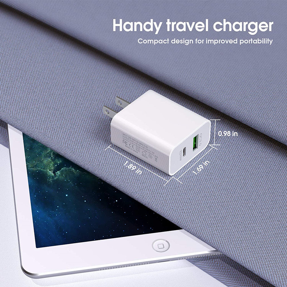 For iPhone 17 16 15 11 20W Fast Charger Block USB Type C Wall Power Adapter Lot