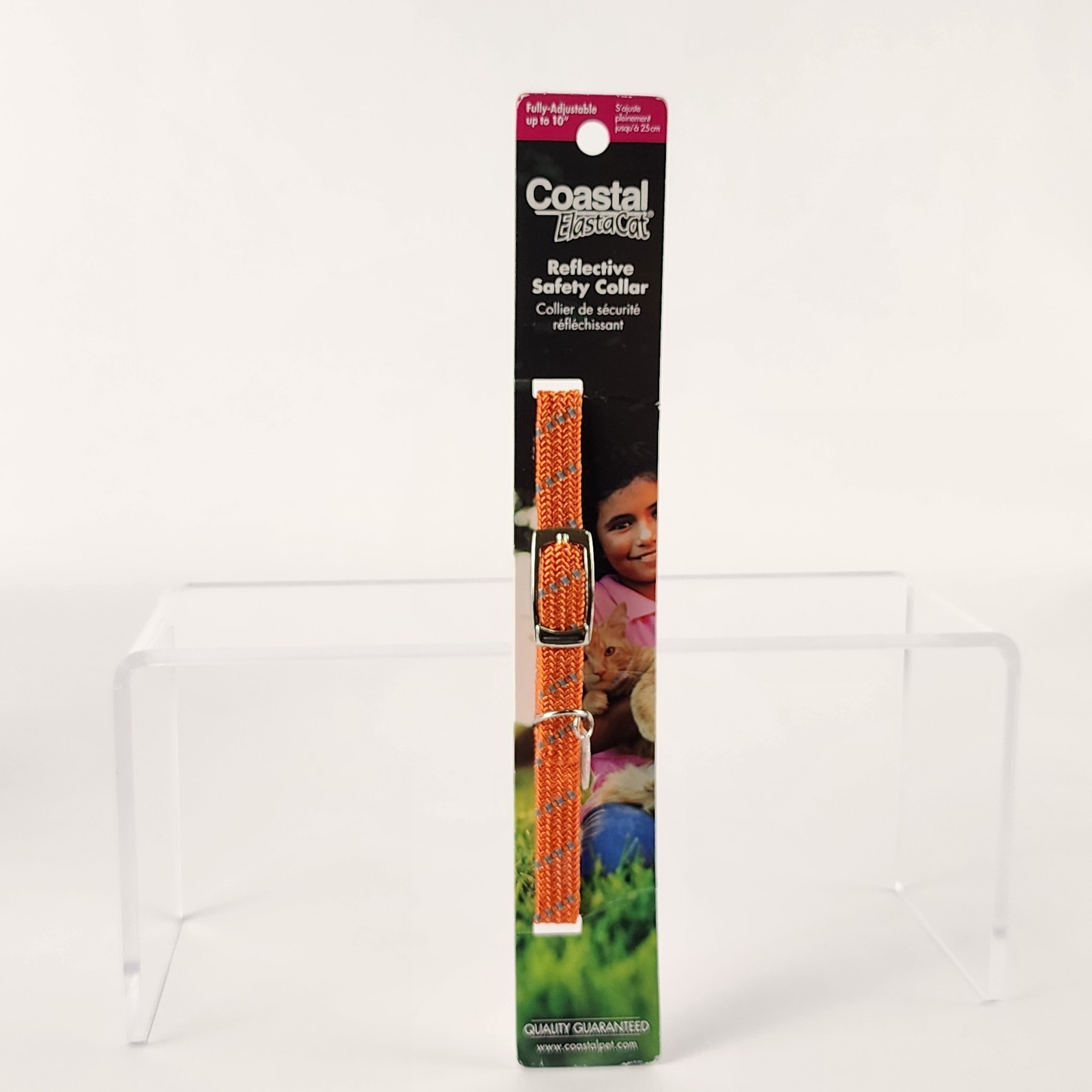 Coastal ElastaCat Reflective Cat Collar Safety Stretch Adjustable 10"