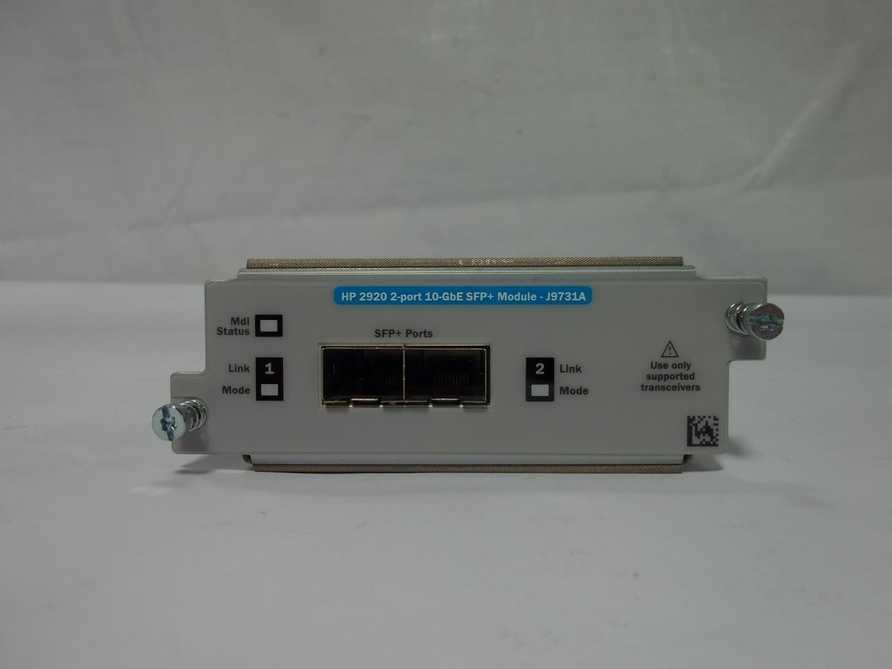 HP J9731A HPE Aruba 2920 2-Port 10GbE SFP+ Module 10Gb Fiber (J169)