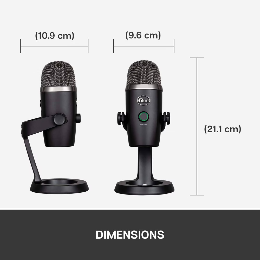 Blue Yeti Nano Premium USB Microphone - Black