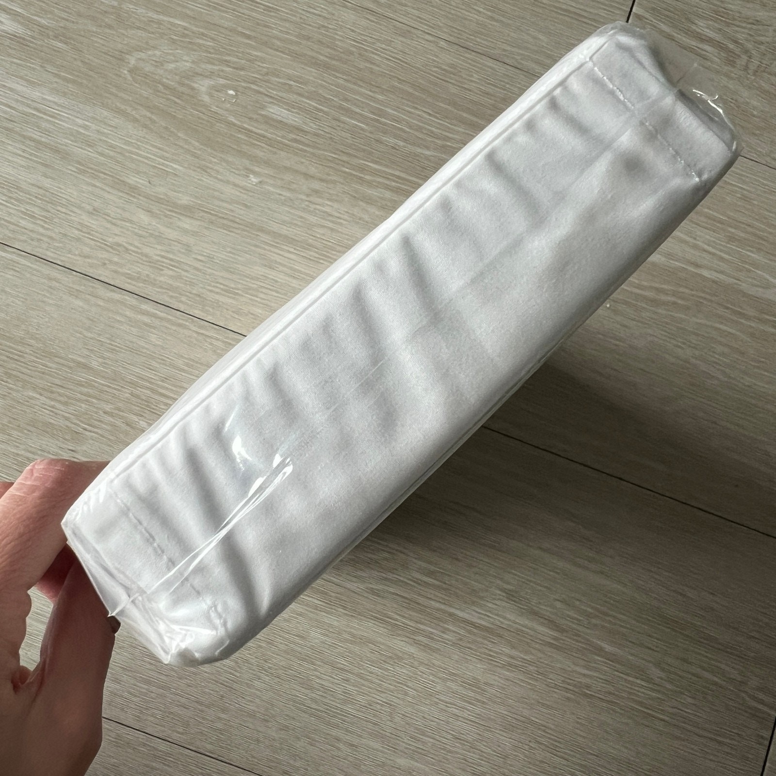 Ralph Lauren Palmer Percale Two King Pillowcases White Polo Navy Organic Cotton