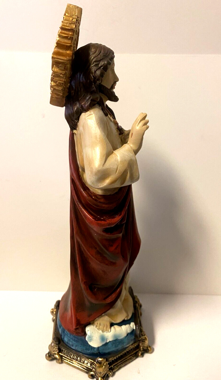 Sacred Heart Of Jesus 9" Statue, New #AB-173