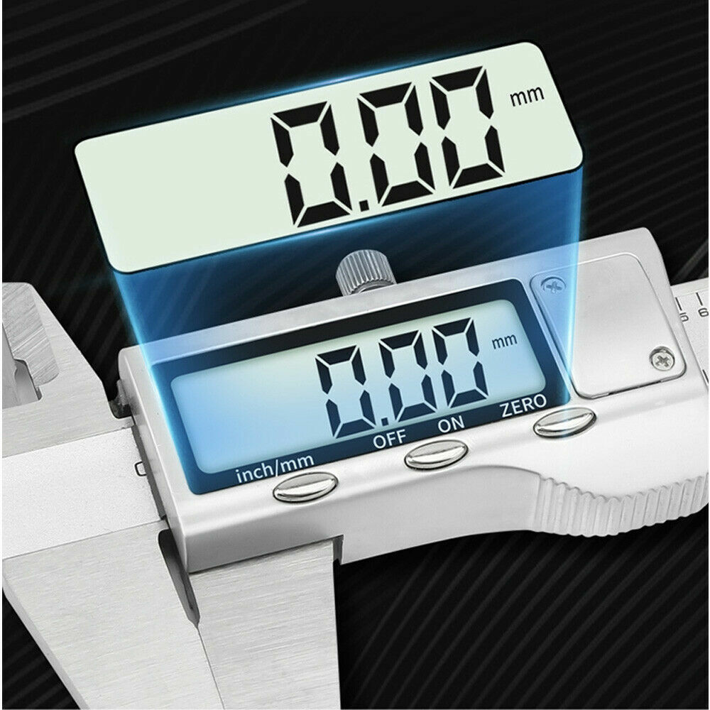6" Stainless Steel Digital Caliper Vernier Micrometer Electronic Measuring Ruler