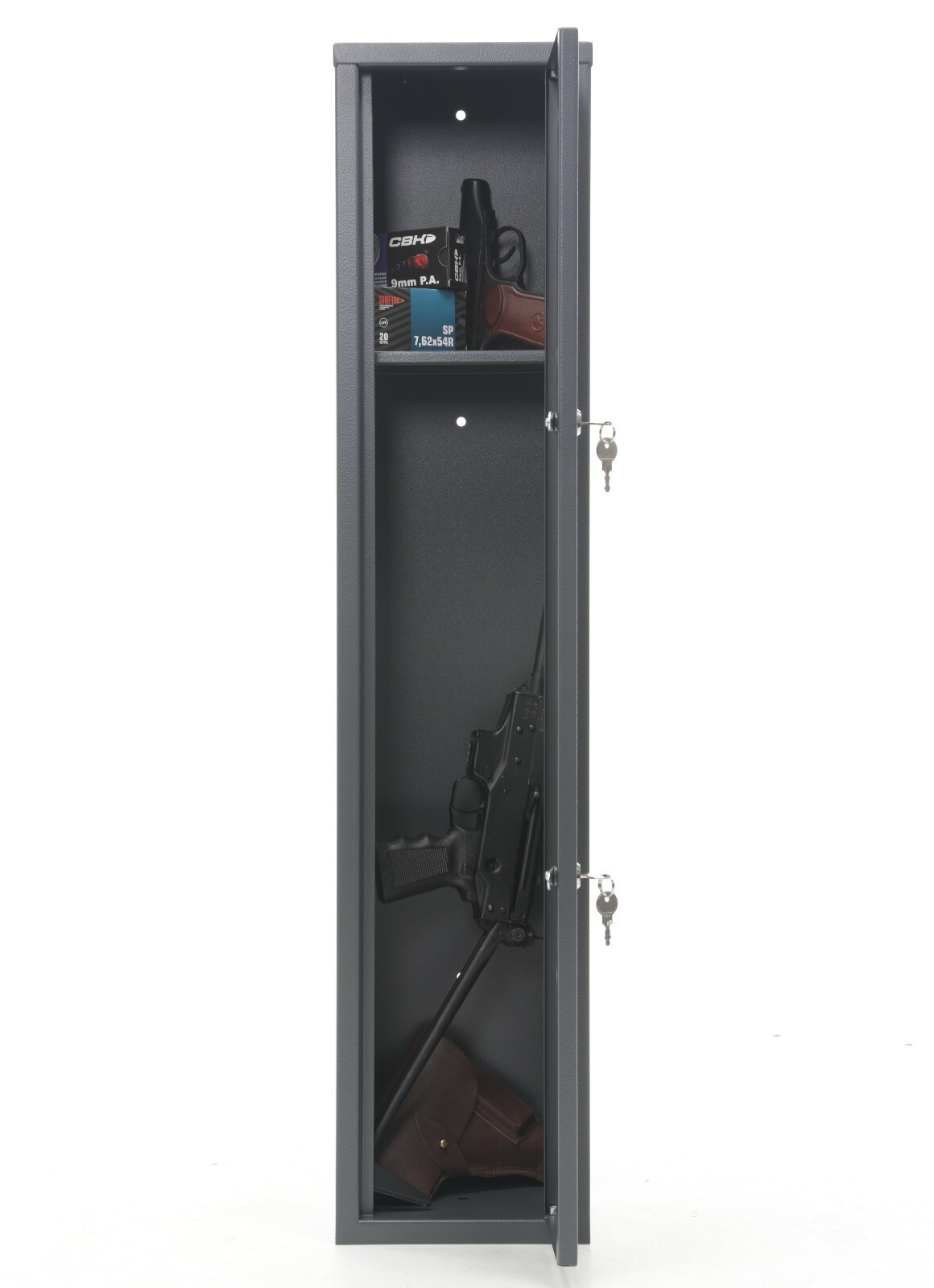 Safe Buffalo 1015 Gun Rifle (36"-45") Shotgun Metal Security Cabinet Storage