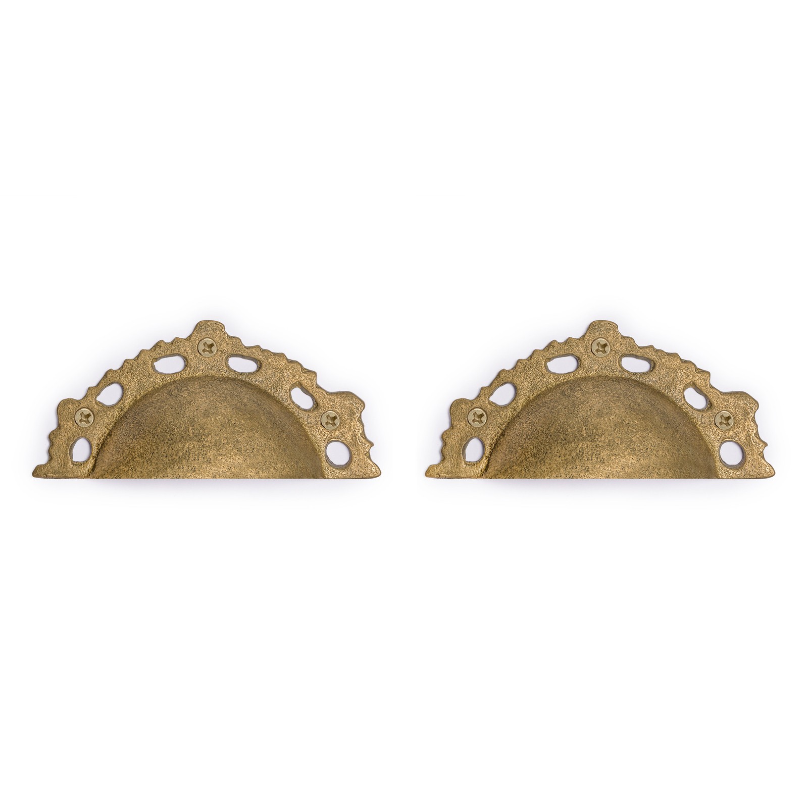 Hardware Philosophy Golden Gear Handle Pulls 3" - Set of 2