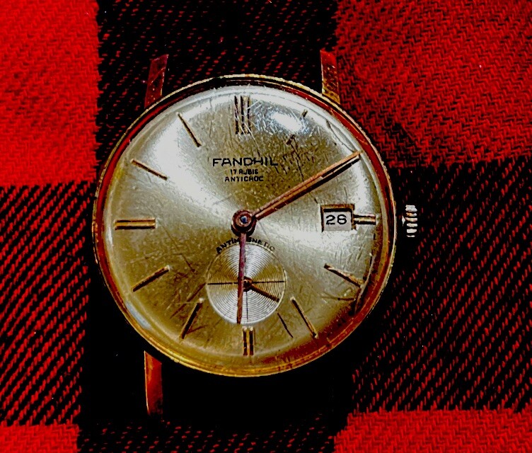 Vintage Watch Gold Switzerland Collectable Early 60s