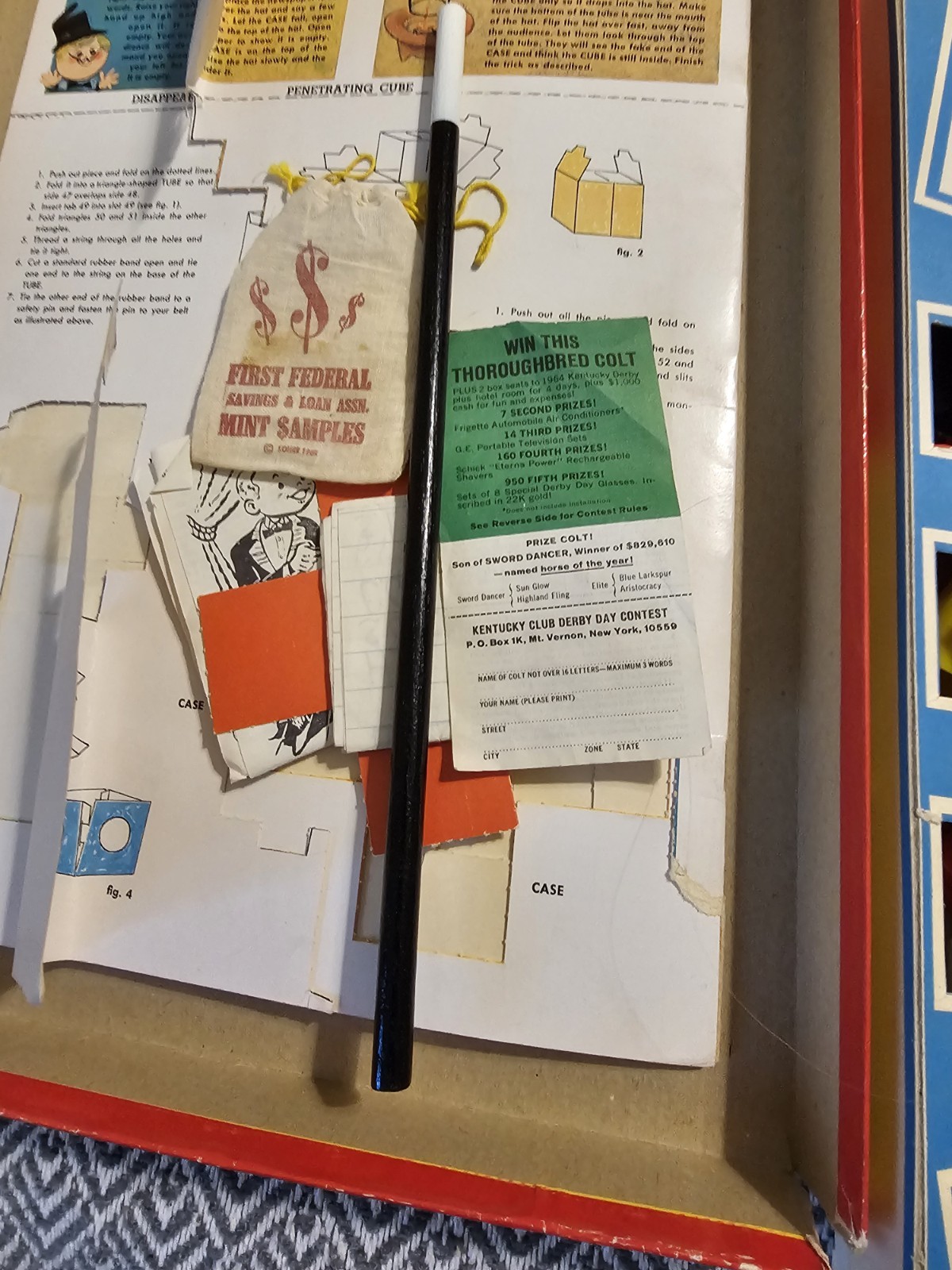 Vintage 1953 Magic Kit Transogram