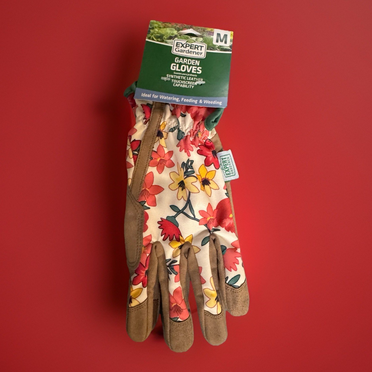 Expert Gardener Elastic Gardening Floral Gloves Size Medium 3 Pair Lot BIG VALUE