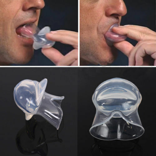 Anti Snoring Tongue Device Sleep Apnea Aid Stop Snore Sleeve Aone Silicone 1/2/4