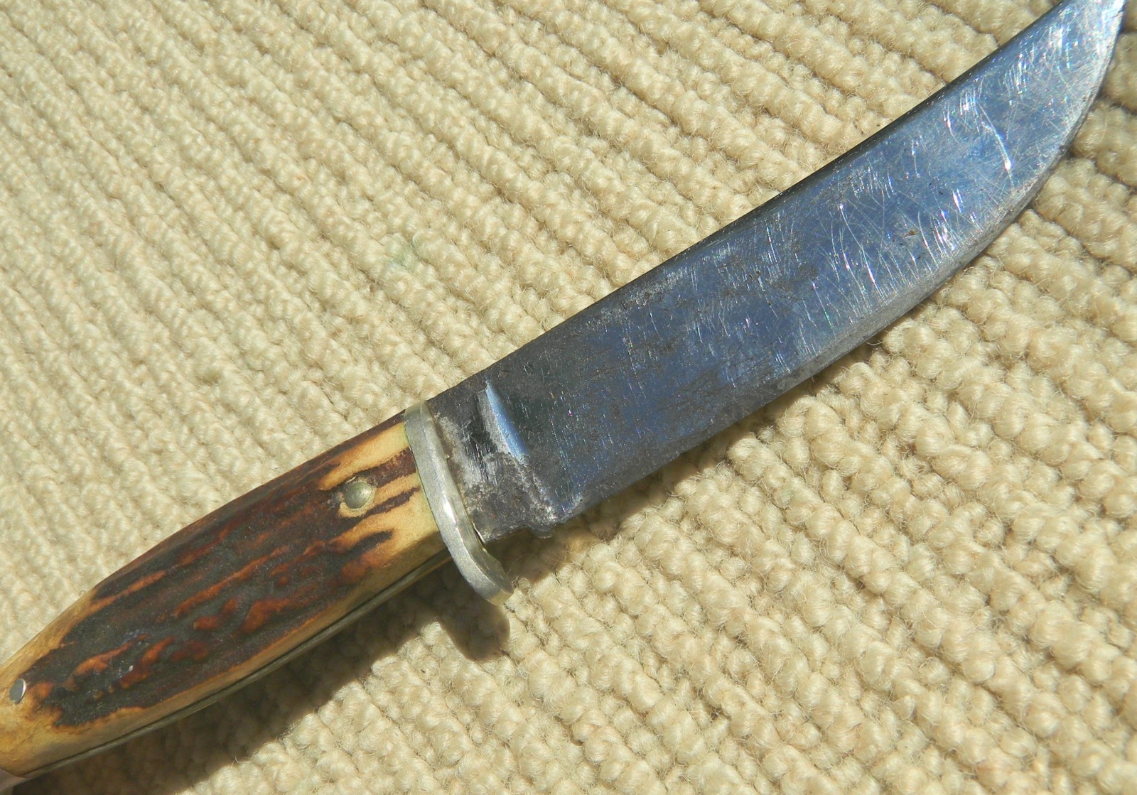 Case Fixed Blade Hunting ,Trapping , Hiking, Camping Knife with Sheath Vintage