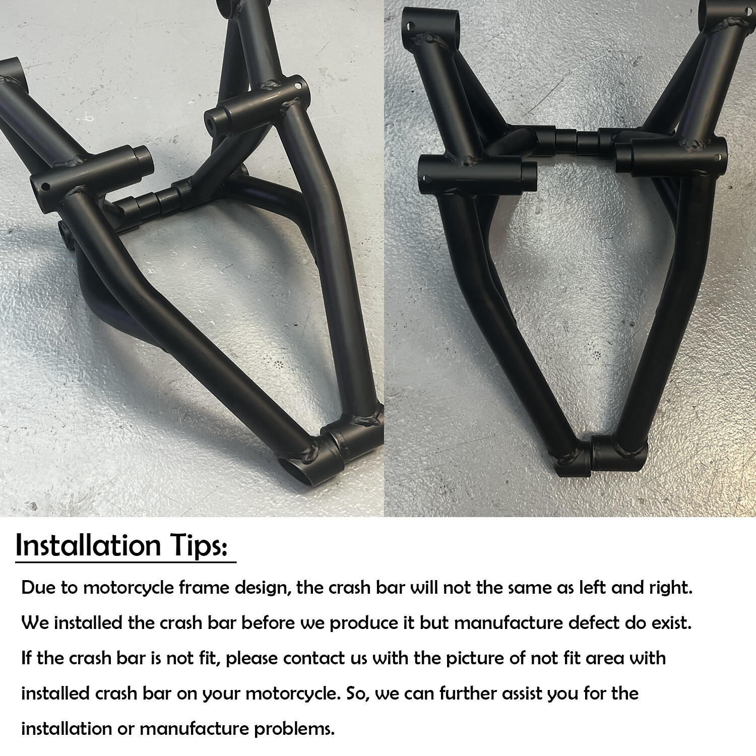 WOLFLINE Crash Bar For CF-Moto 450MT 2024 2025 Engine Guard Frame Protector Cage