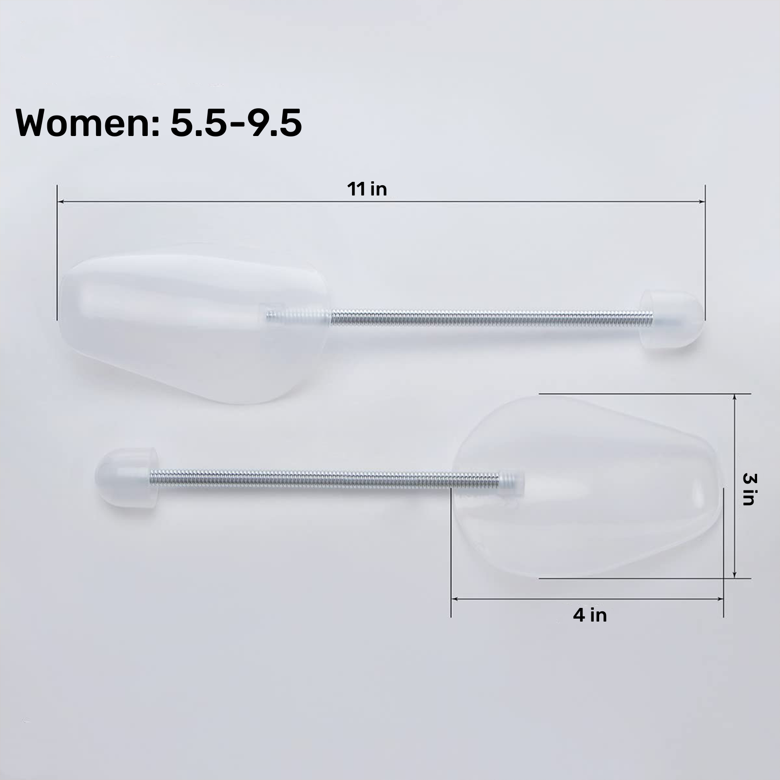 1-2 Pairs Adjustable Plastic Spring Men Women Shoe Trees Shaper Keeper Stretcher