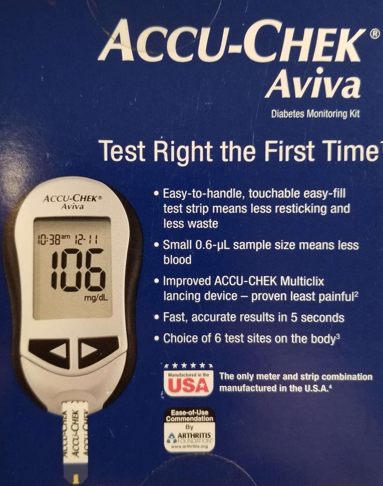"NEW" Accu-Chek Aviva Plus Test Meter Kit! (Limited Stock) Key Code Is SOLD OUT!