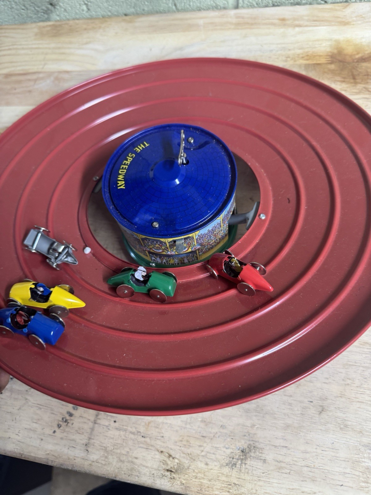 Schylling Speedway Auto Racer Five Tin Cars