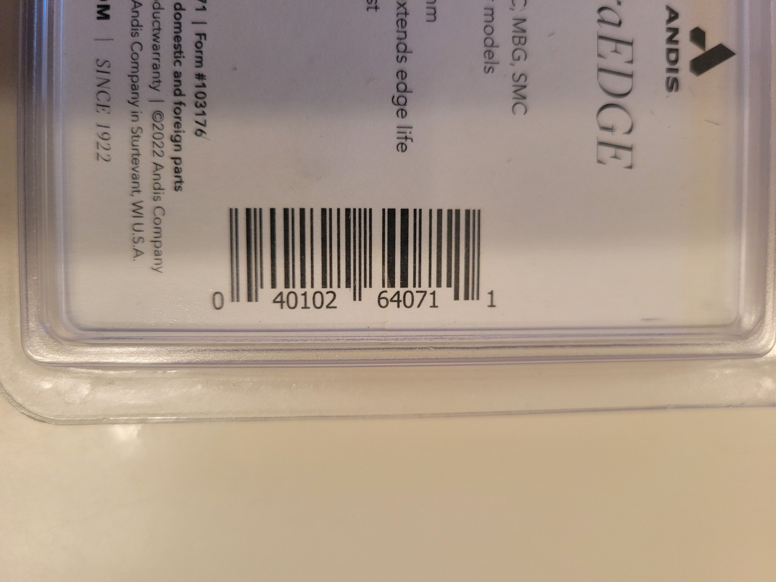 Andis Ultra Edge Size 10 Blade NEW