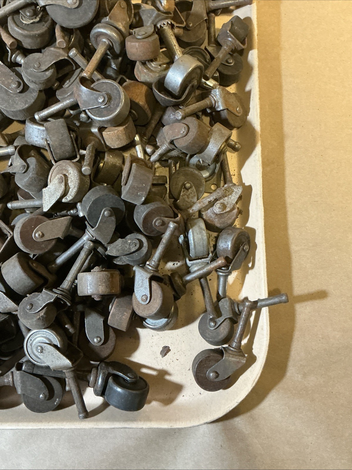 Group Of 130+ Wood/Metal Furniture Casters As Is INV-JDJ79