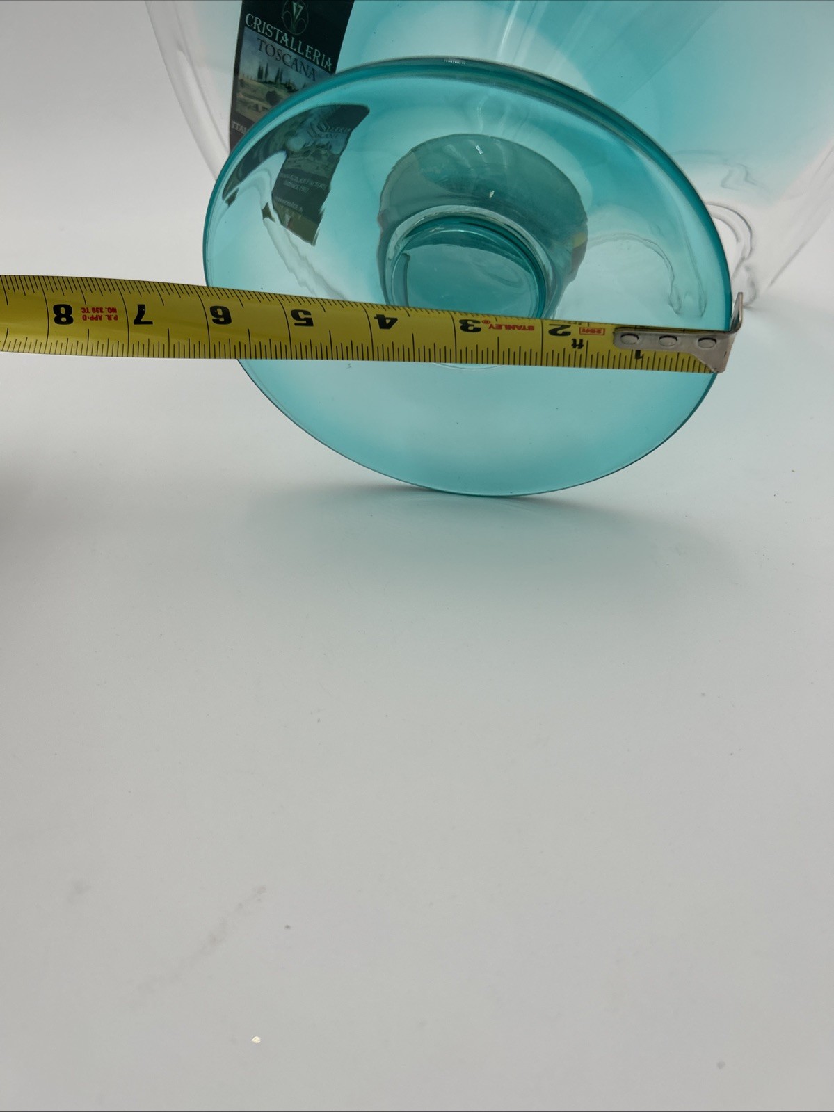 Cristalleria Toscana Blue Crystal Hand Made & Crafted in Italy