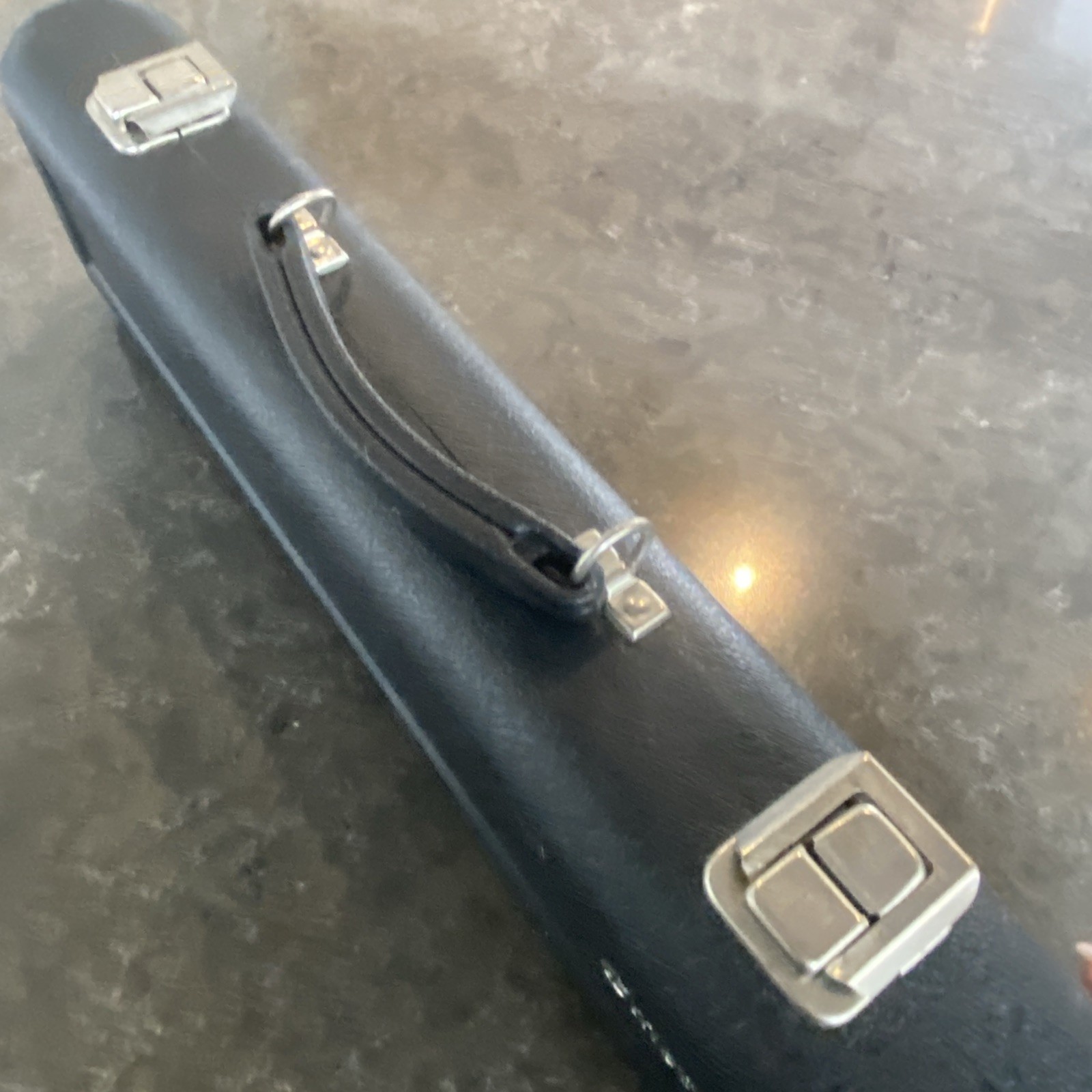 Emerson USA Open Hole Flute + Case Silver Plate Stamped 47799 1 AS IS PREOWNED