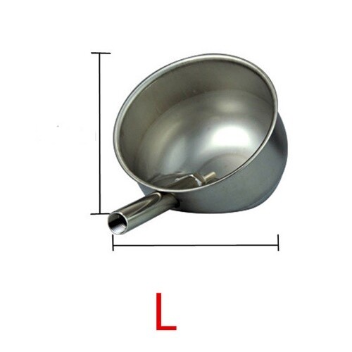 Round Stainless Steel Waterer Drinking Bowl for Pig Sheep 7 inch