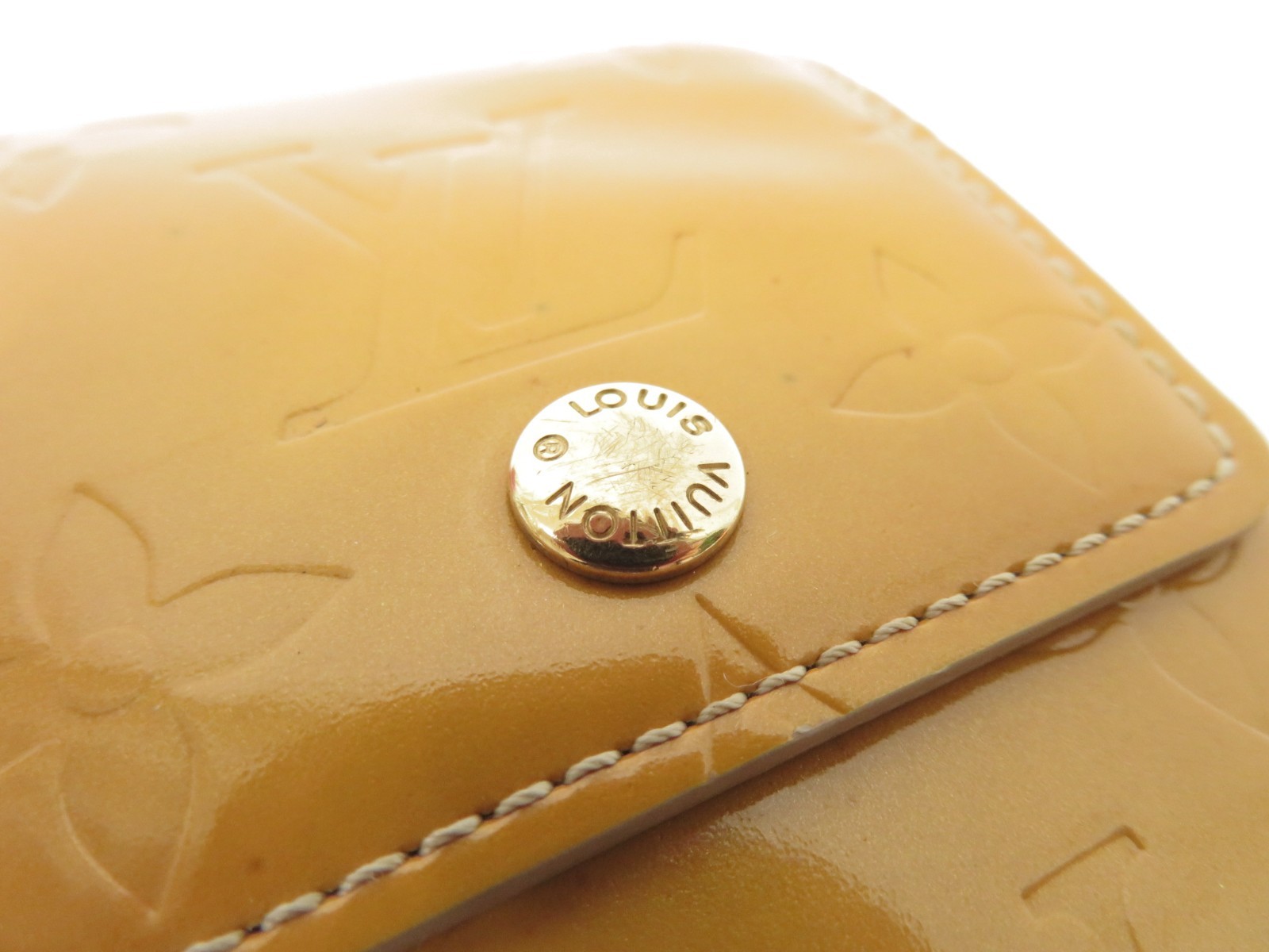 LOUIS VUITTON Cigarette Case Monogram Vernis shoulder bag F#50588