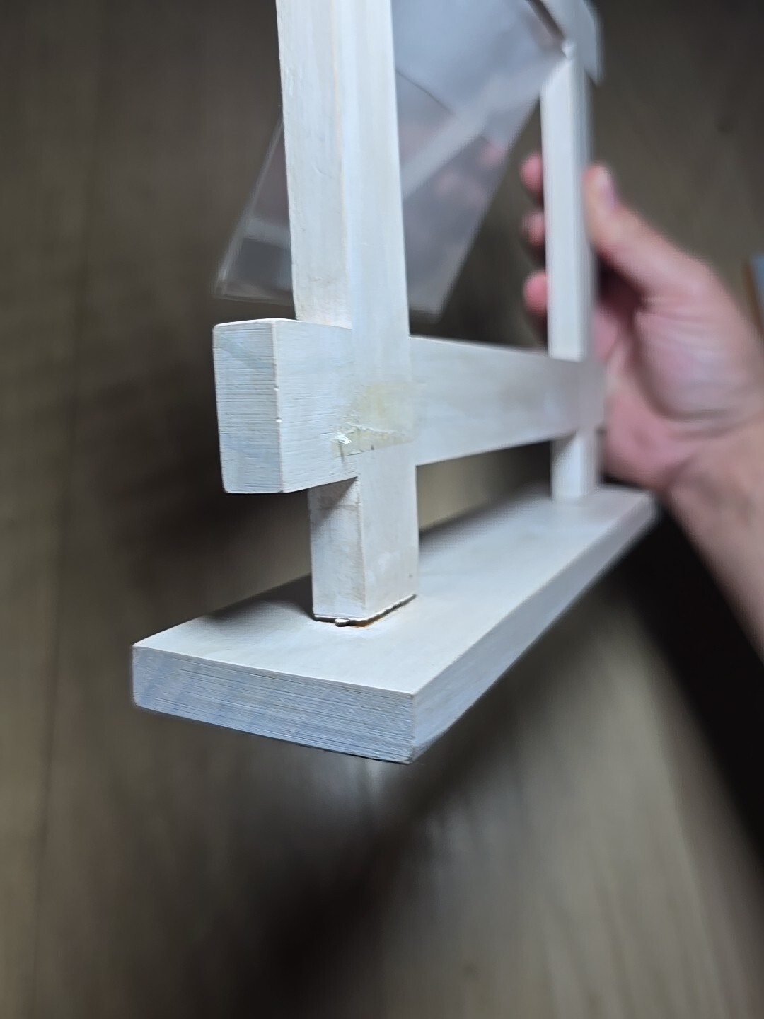 Kohls St. Nicholas square let it snow 4× 6 wooden picture frame Snowflake