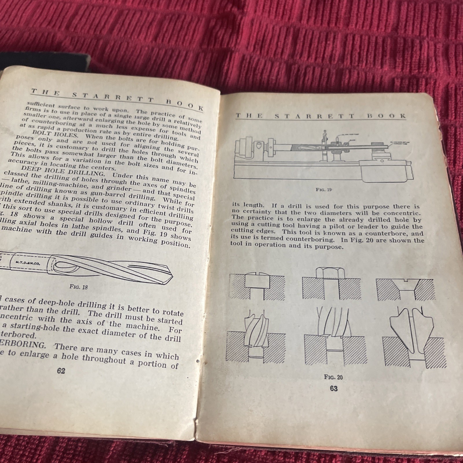 THE STARRETT BOOK FOR MACHINISTS APPRENTICES