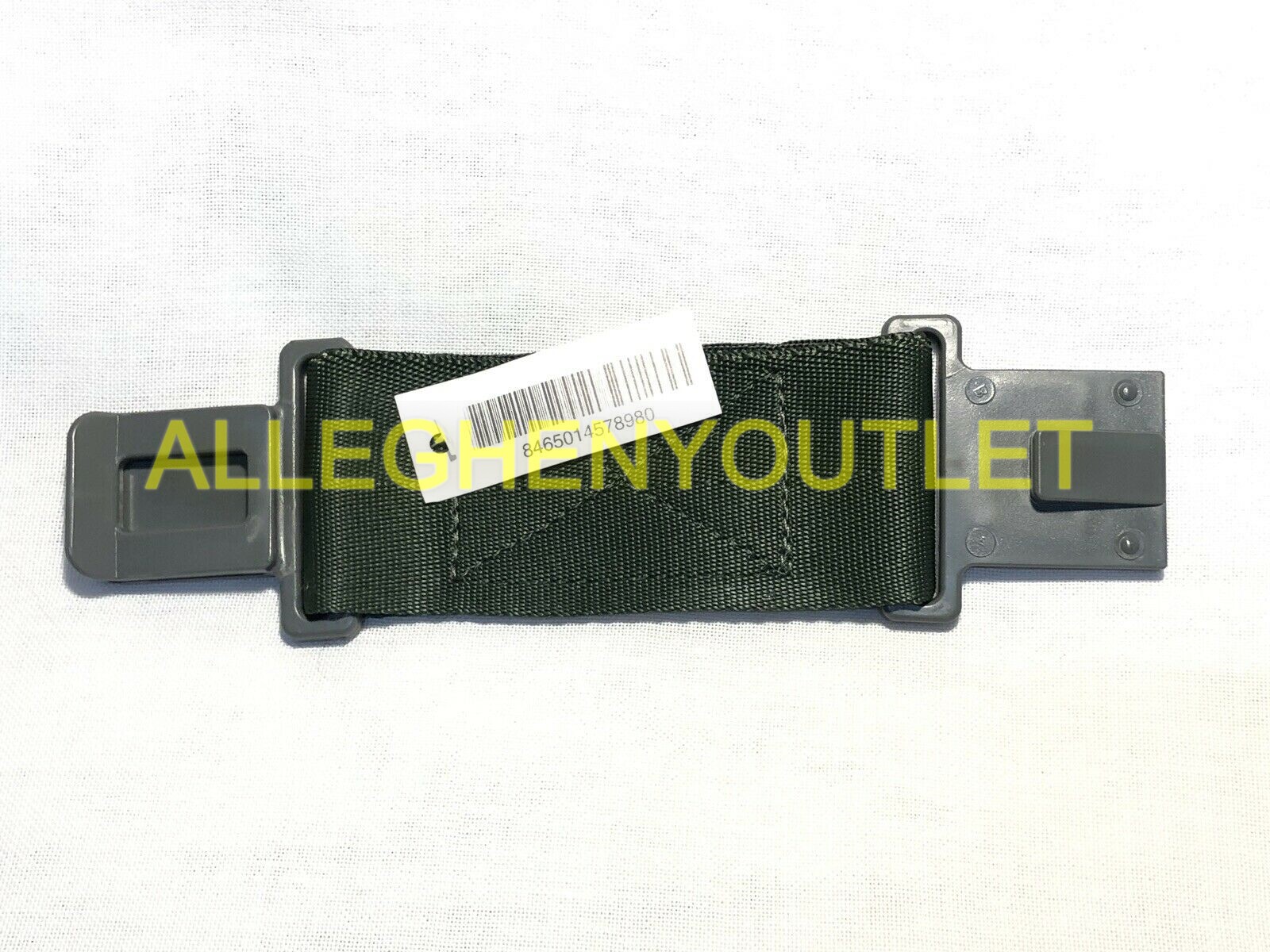 NOS US MILITARY LBE LCE ALICE WEB PISTOL BELT EXTENDER 6" EXTENSION GRAY CLIP