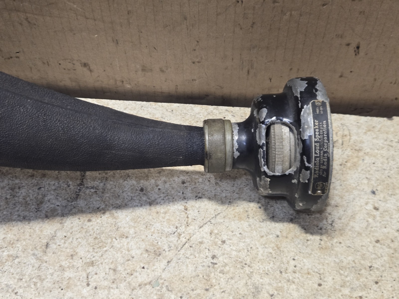 1920s Radiola RCA Loud Speaker Model UZ-1320 Miller Rubber Horn Speaker Parts