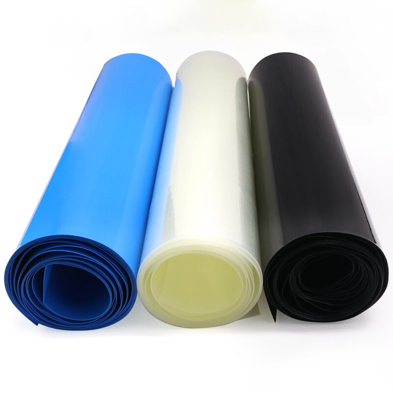 258mm-625mm PVC Heat Shrink Tubing Electronic Battery Wrap Package Various Color