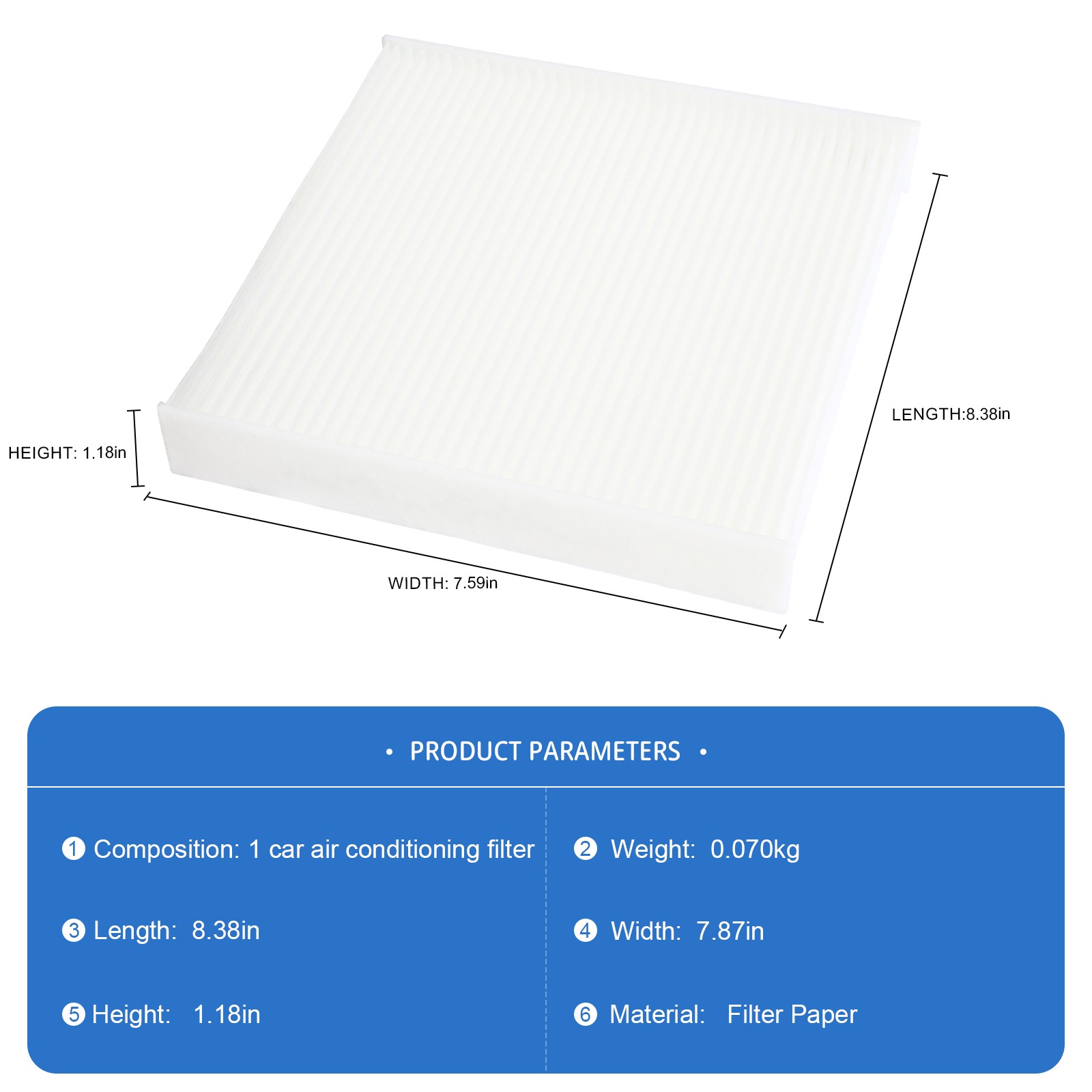 New Combo Set Cabin & Engine Air Filter For 2003-2008 Toyota Corolla Matrix 1.8L