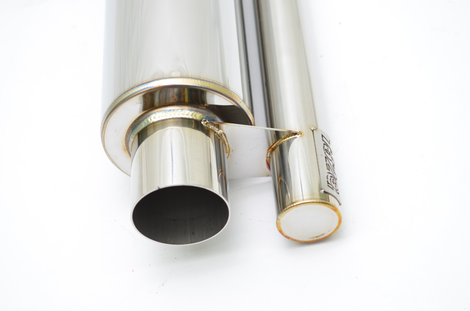 1320 Performance ultra quiet SHORT QW resonator muffler universal 3" inlet out