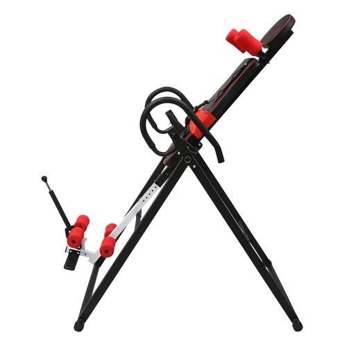Foldable Inversion Table Teeter Machine Therapy Back Pain Relief Gravity Fitness