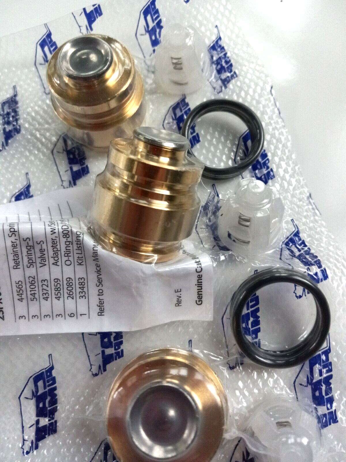 34056 DISCHARGE VALVE KIT 2SFX20ES, 2SFX30ES,2SFX30GS CAT PUMP PRESSURE WASHER