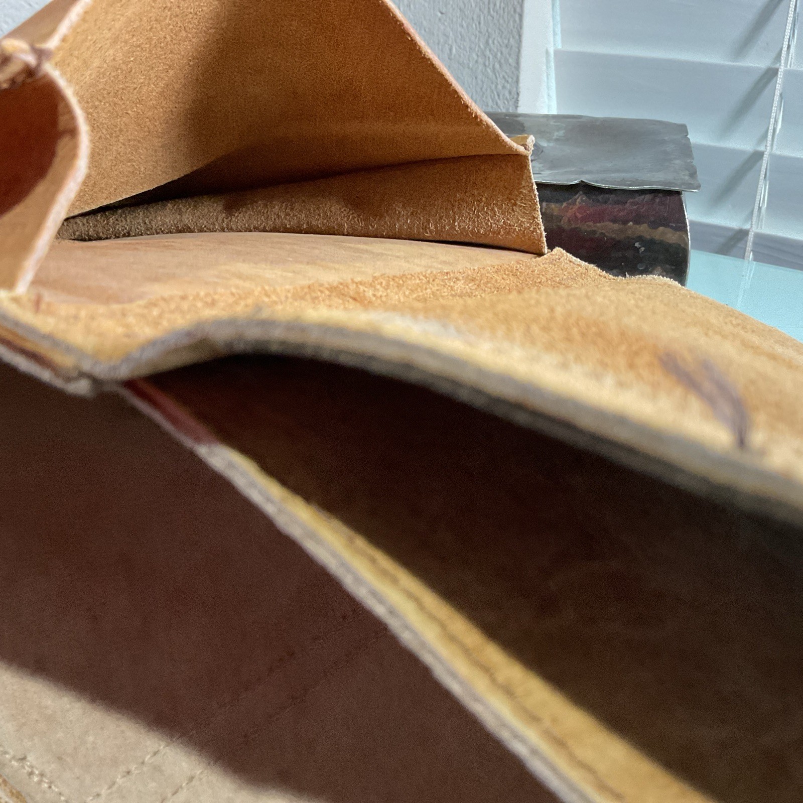 Antique Leather Saddlebag