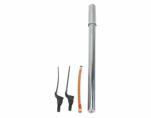 NEW! ABSOLUTE BICYCLE STEEL FRAME PUMP IN CHROME.