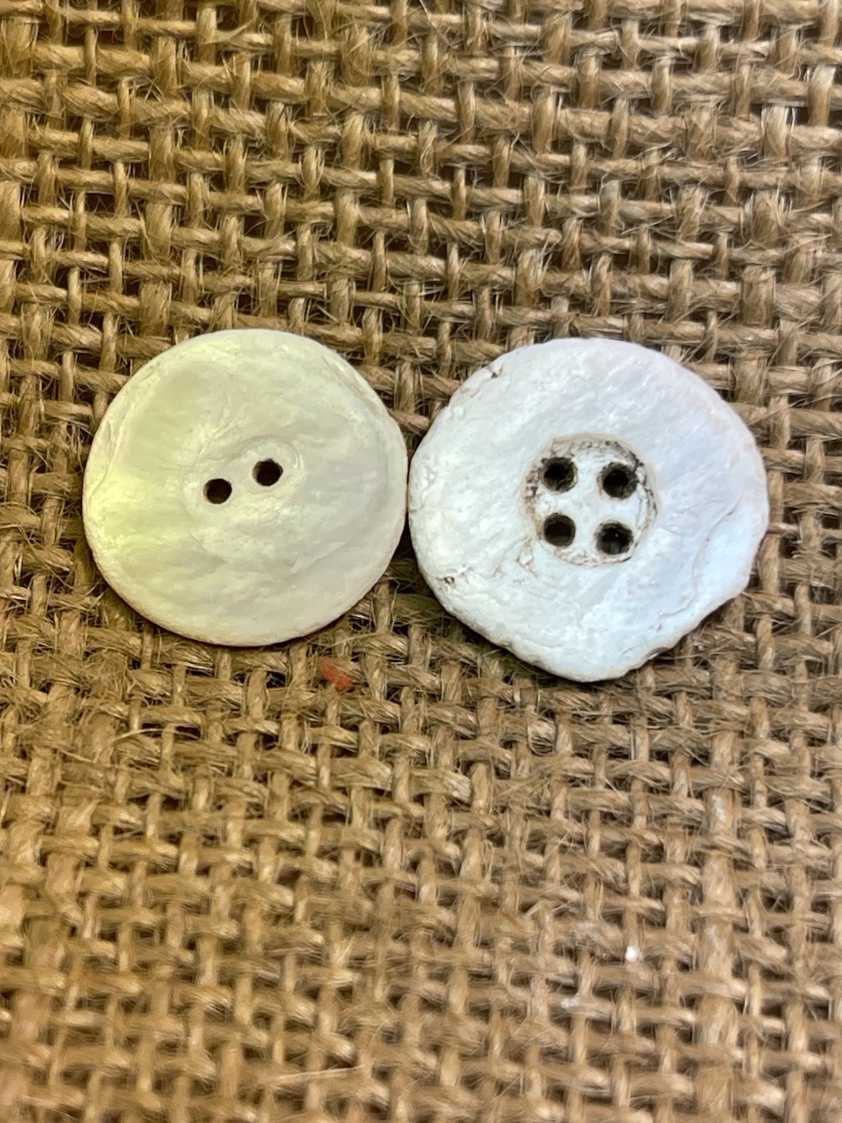 Dug Civil War Buttons Mother Of Pearl And Field Made Brass Found Charleston SC