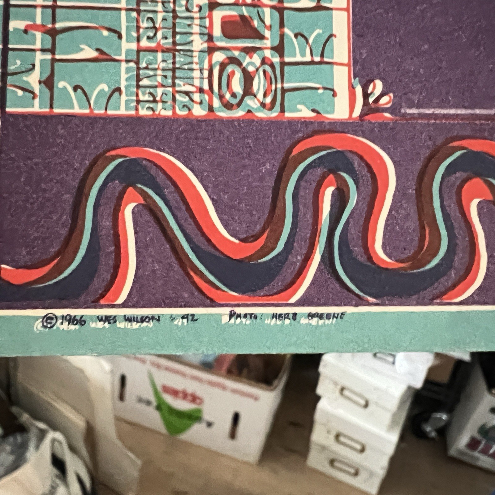 Bill Graham BG 42 Handbill Fillmore 12/16-18/1966 Wes Wilson