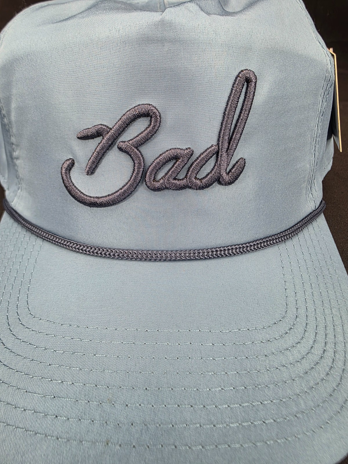 NEW Bad Birdie Rope Cornet Blue Embroidered Polyester Snapback Golf Hat OSFM