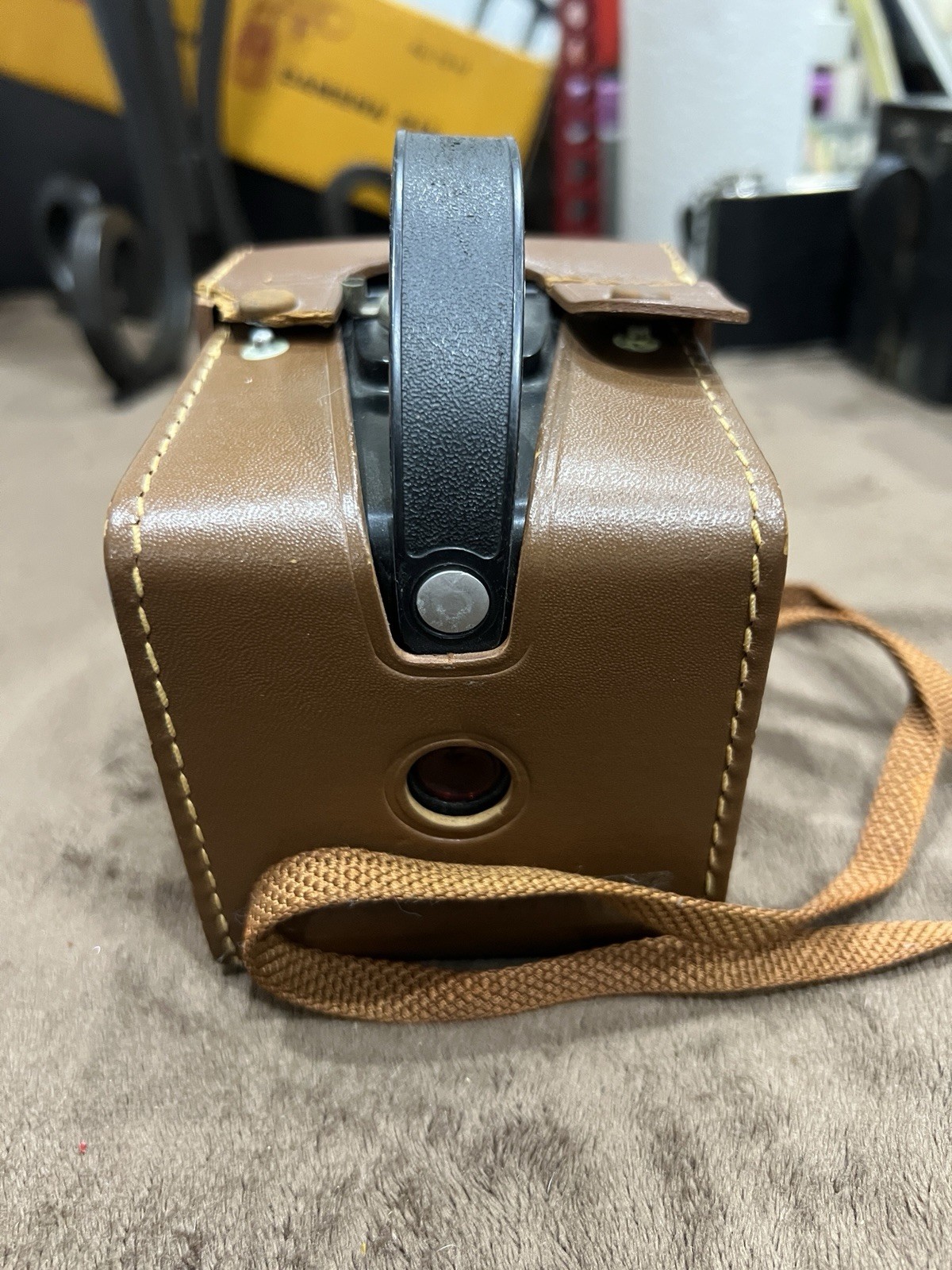 Vintage 1950s Kodak Brownie Hawkeye Camera Flash Model • With Original Case