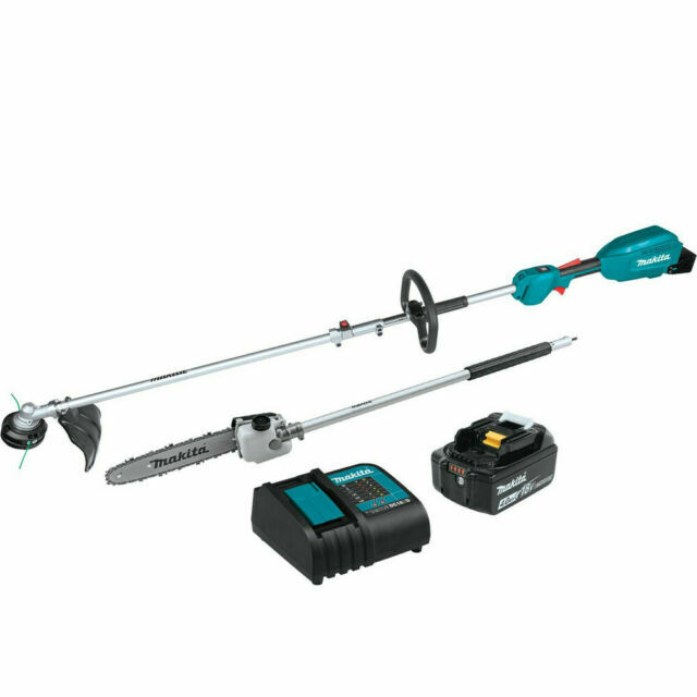New Makita XUX02SM1X4 18V LXT Couple Shaft Head Kit w/ 13" - 10" Attachments