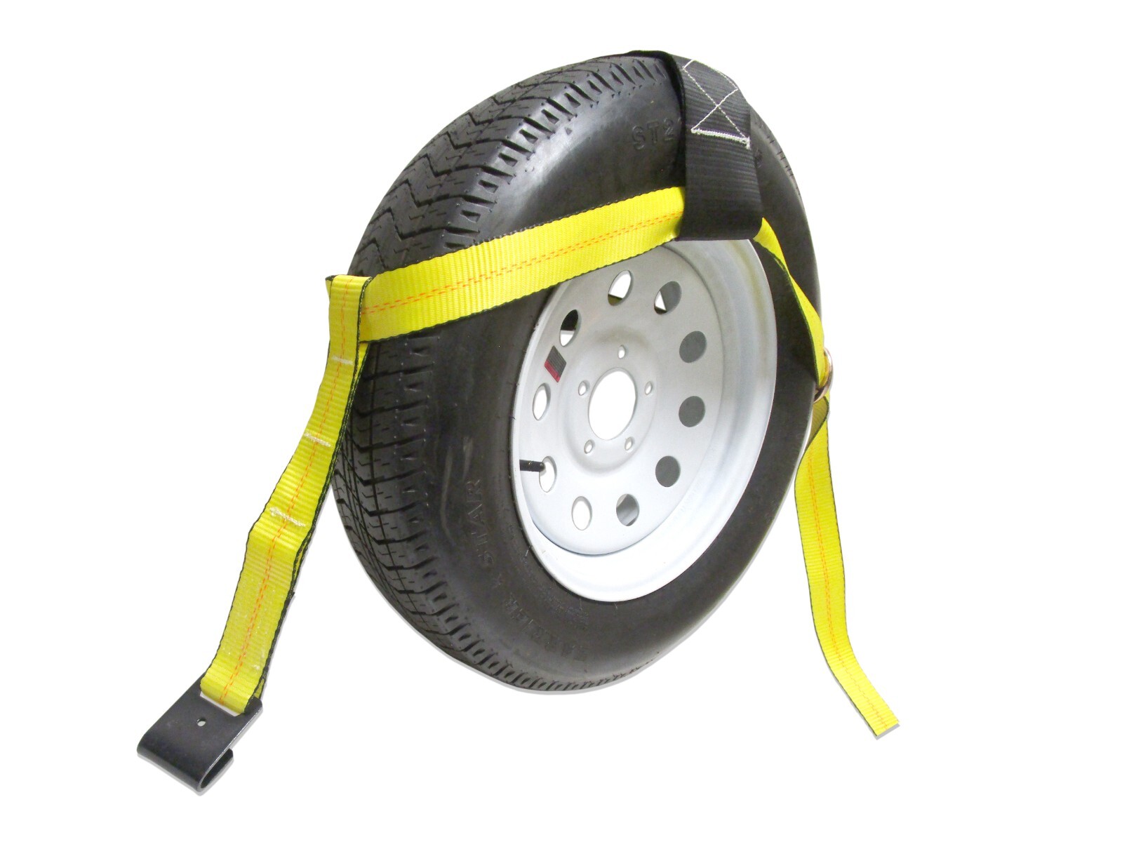 Tow Dolly Wheel Basket Straps Pair Adjustable 13–18" 3,335 lb WLL