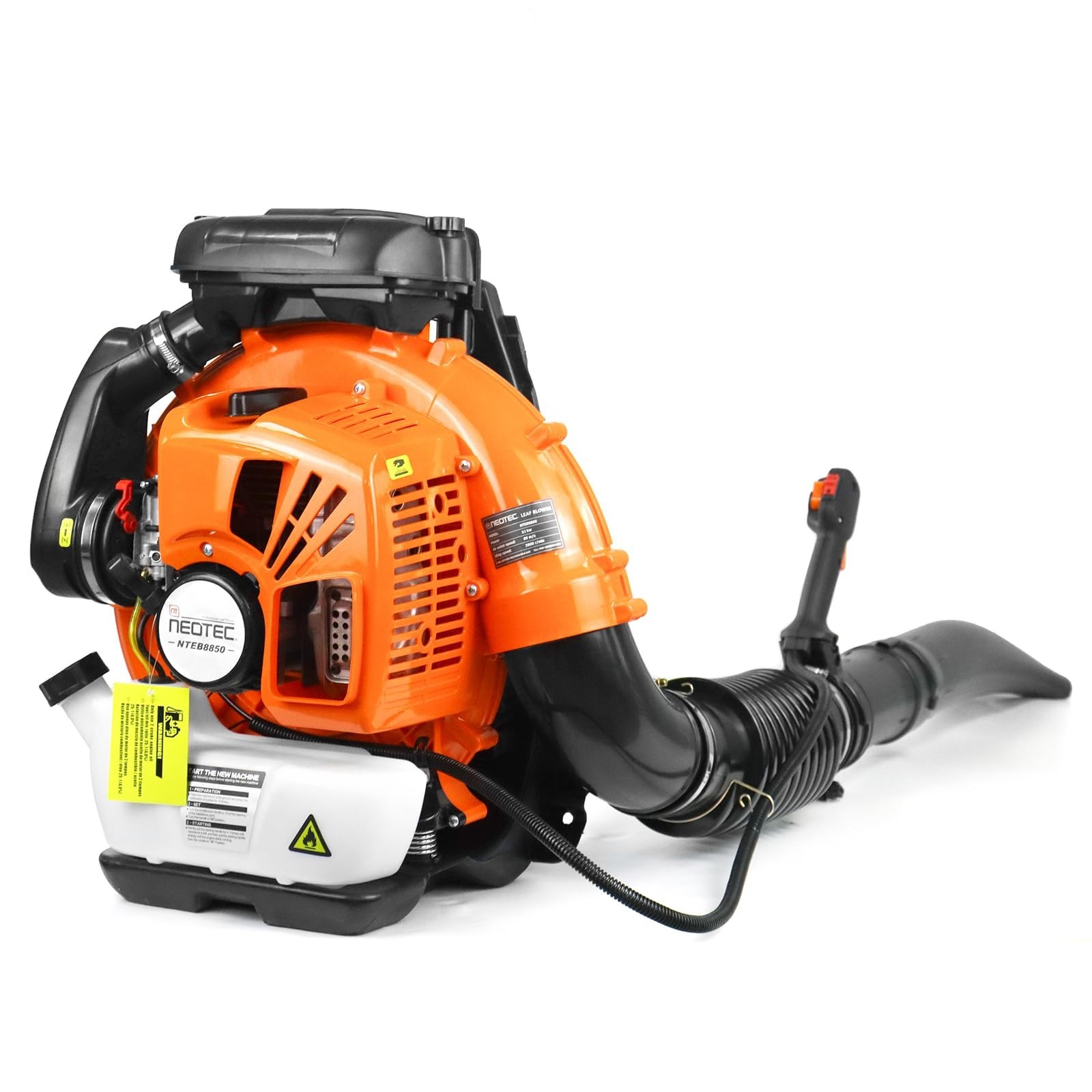 Commercial Leaf Blower Snow Blower Backpack 75.6 CC 2-Stroke Gas Powered Engine