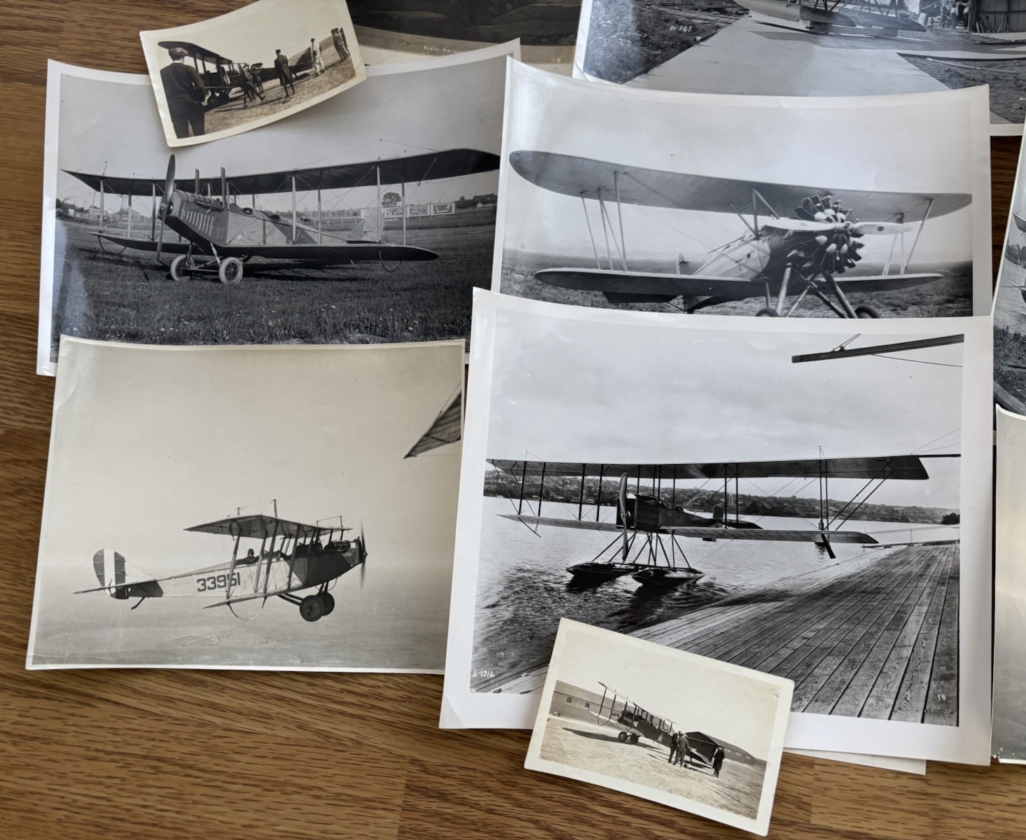 Vintage Lot of (14) Early Aviation Photos WWI Era Airplanes Curtiss Jenny More