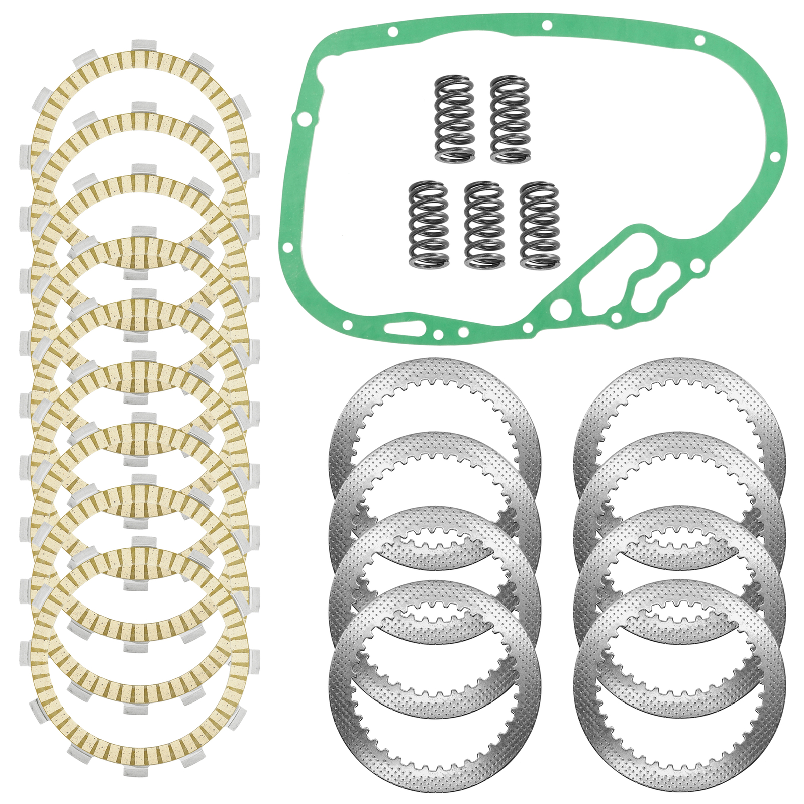 Clutch Friction Steel Plates Kit for Suzuki Boulevard VL1500 T C90 C90T 2005-09