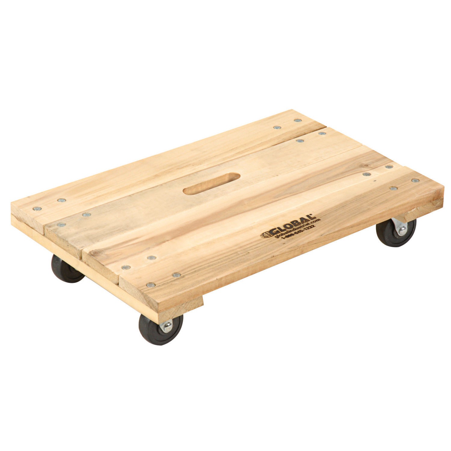 Hardwood Dolly - Solid Deck 24 x 16 1000 Lb. Capacity