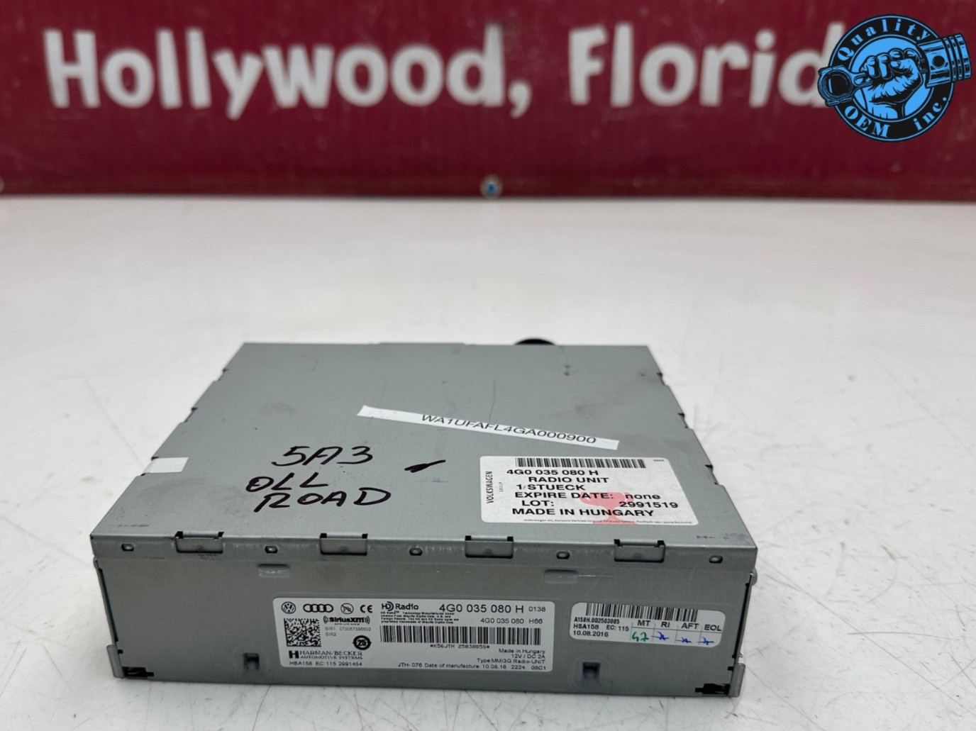 2013-2017 AUDI A4 A6 A7 Q3 S4 S6 S7 ALLROAD RADIO RECEIVER MODULE OEM 4G0035080H