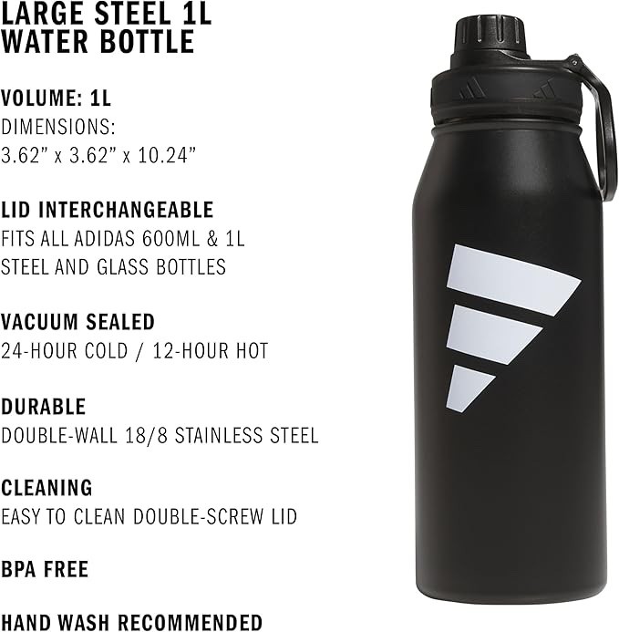 Adidas 3 Piece Bundle Backpack 34oz Water Bottle Alphaskin Headband Retail $107